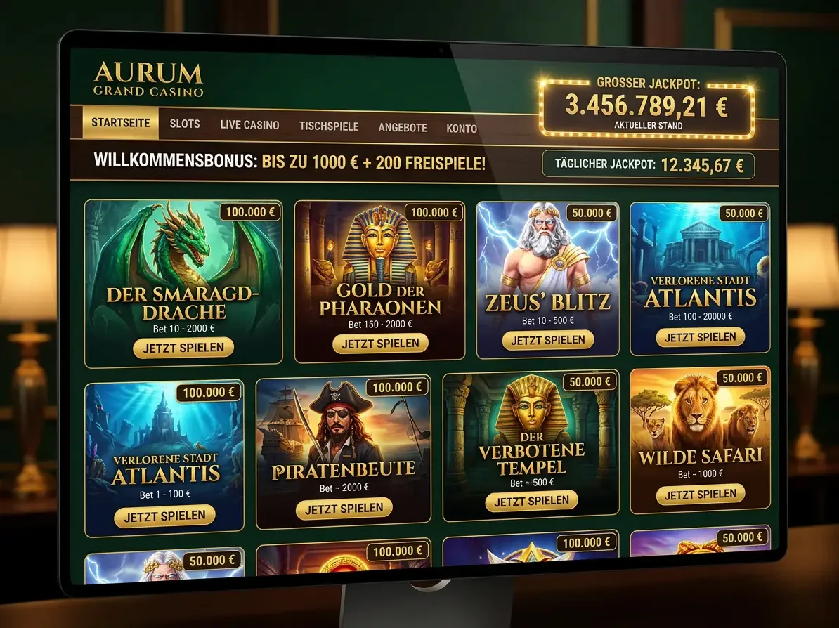 Tradition — Spielsaal und Angebot